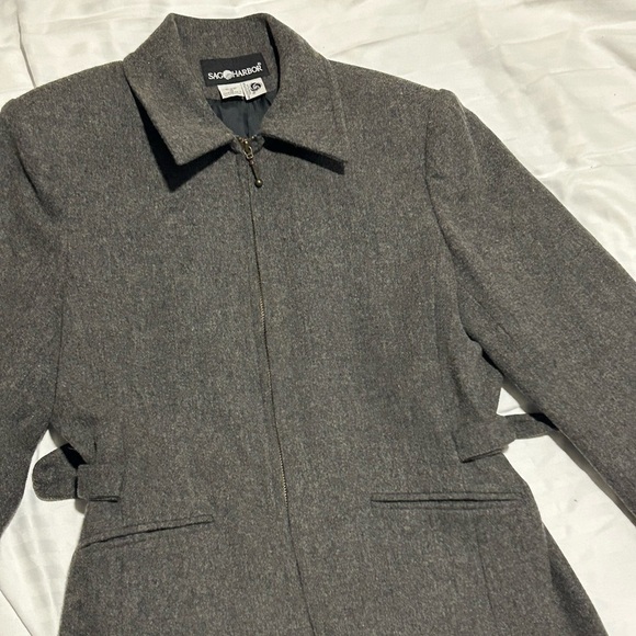 Vintage Sag Harbor Women’s Wool Blend Jacket - Size 8 - Picture 6 of 10